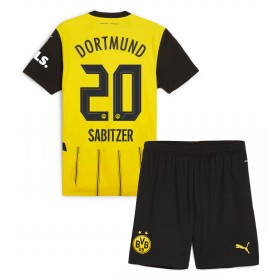 Borussia Dortmund Marcel Sabitzer #20 Heimtrikot 2024-25 Kurzarm (+ kurze hosen)